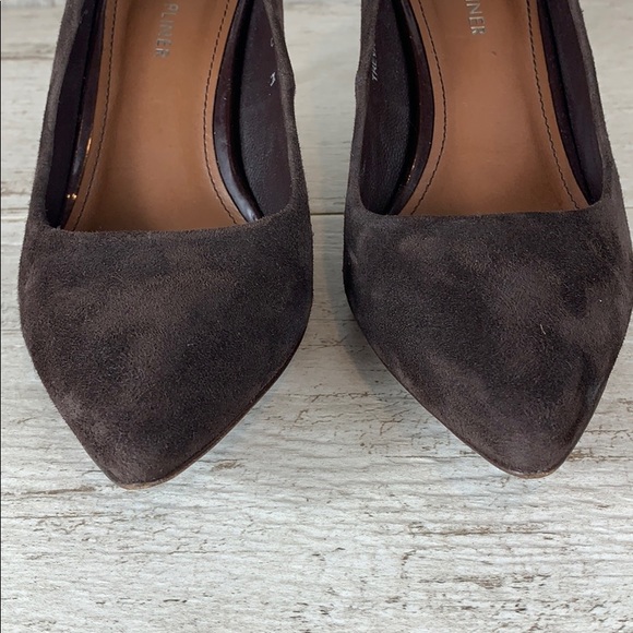 Donald J Pliner Treva Brown Suede Pump 8M - Picture 7 of 8